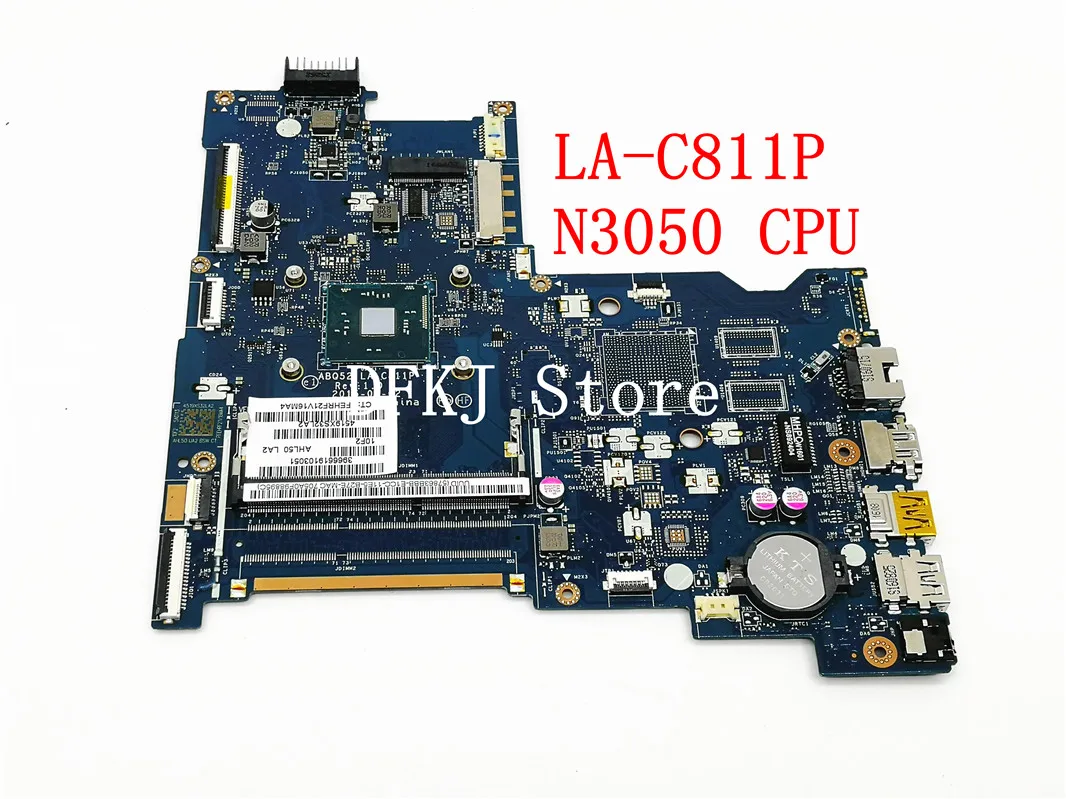 Материнская плата для ноутбука HP 15-AC 250, G4 815248-501, 815248-001, 815248-601, ABQ52, LA-C811P, SR29H, процессор Celeron 3050, 100% рабочий
Материнская плата для ноутбука HP 15-AC 250, G4 815248-501, 815248-001, 815248-601, ABQ52, LA-C811P, SR29H, процессор Celeron 3050, 100% рабочий