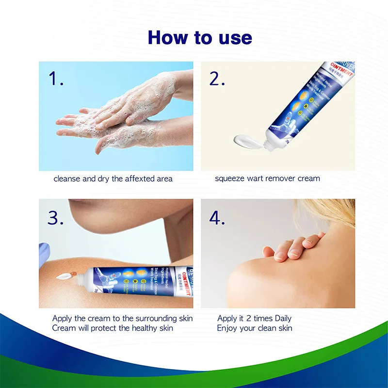 Wart Remover Antibacterial Ointment Wart Treatment Cream Herbal Extract Wart Ointment Skin Care Products
Wart Remover Antibacterial Ointment Wart Treatment Cream Herbal Extract Wart Ointment Skin Care Products