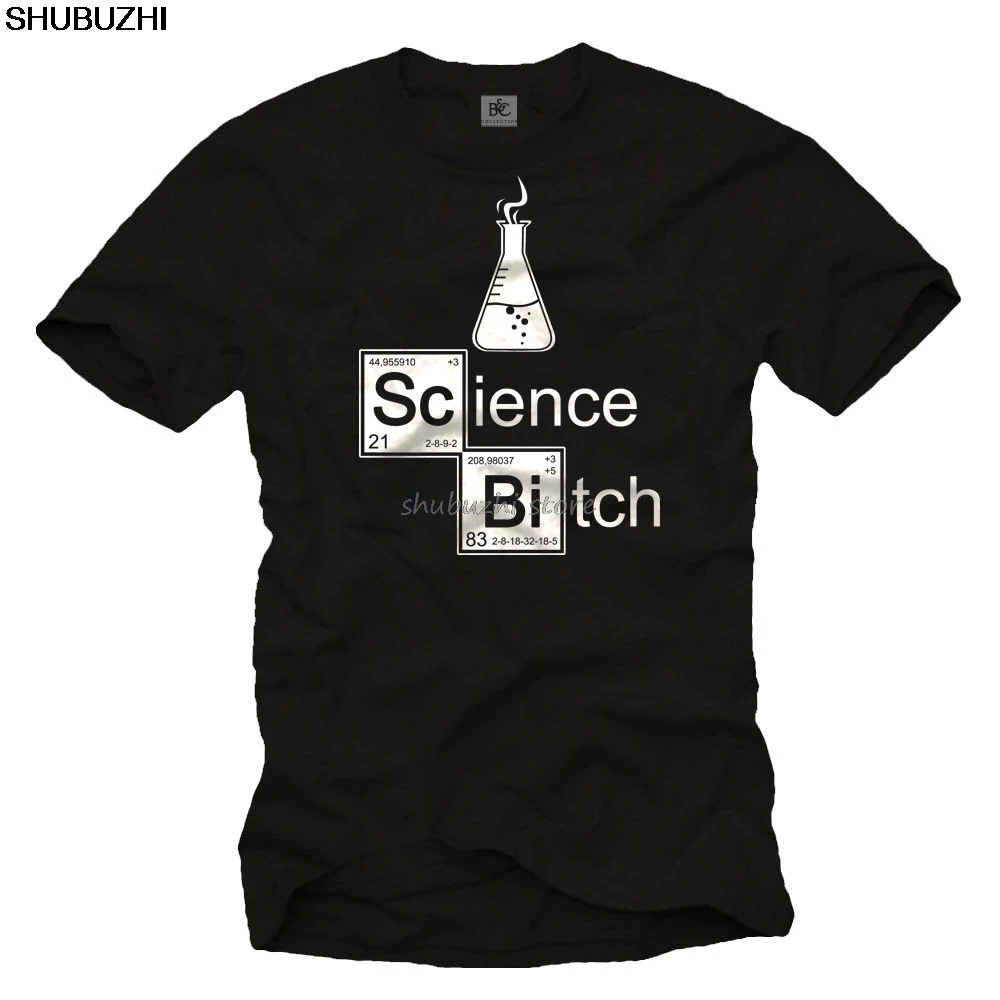 BAD MENS T-SHIRT WITH BREAKING SCIENCE BITCH - SHORTSLEEVE JESSE TEE white black grey red trouserstshirt suit hat pi sbz1131
BAD MENS T-SHIRT WITH BREAKING SCIENCE BITCH - SHORTSLEEVE JESSE TEE white black grey red trouserstshirt suit hat pi sbz1131
