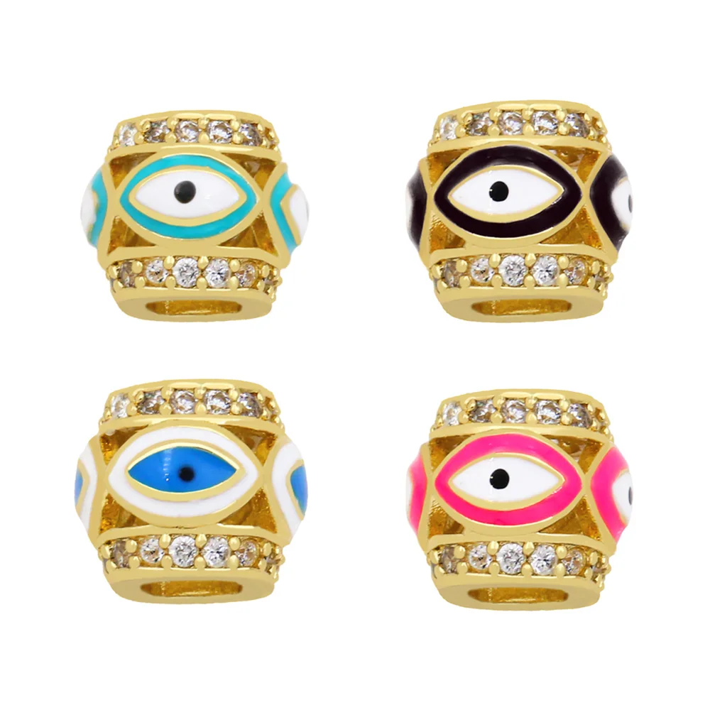 OCESRIO мини эмаль счастливый греческий глаз амулеты для браслетов 18K позолоченные медные кубические Циркония Аксессуары для ювелирных издели... 
OCESRIO мини эмаль счастливый греческий глаз амулеты для браслетов 18K позолоченные медные кубические Циркония Аксессуары для ювелирных издели...