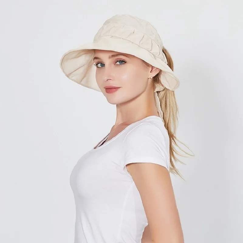 2021 New Spring Summer Hat Wide Brim Fashion Bow Empty Top Sun Hat Outdoor Sports Fishing Beach Chapeau
2021 New Spring Summer Hat Wide Brim Fashion Bow Empty Top Sun Hat Outdoor Sports Fishing Beach Chapeau