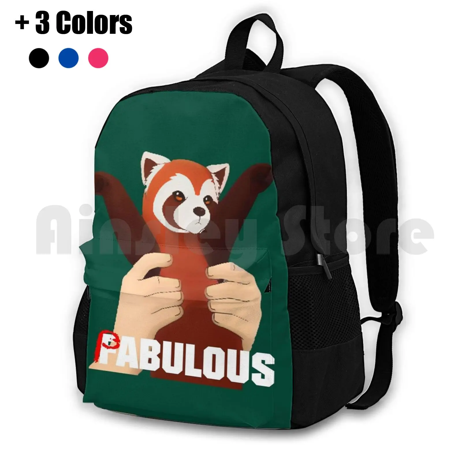 

Pabulous Outdoor Hiking Backpack Waterproof Camping Travel Fire Ferrets Korra The Last Airbender Mako Bolin Republic City Lok