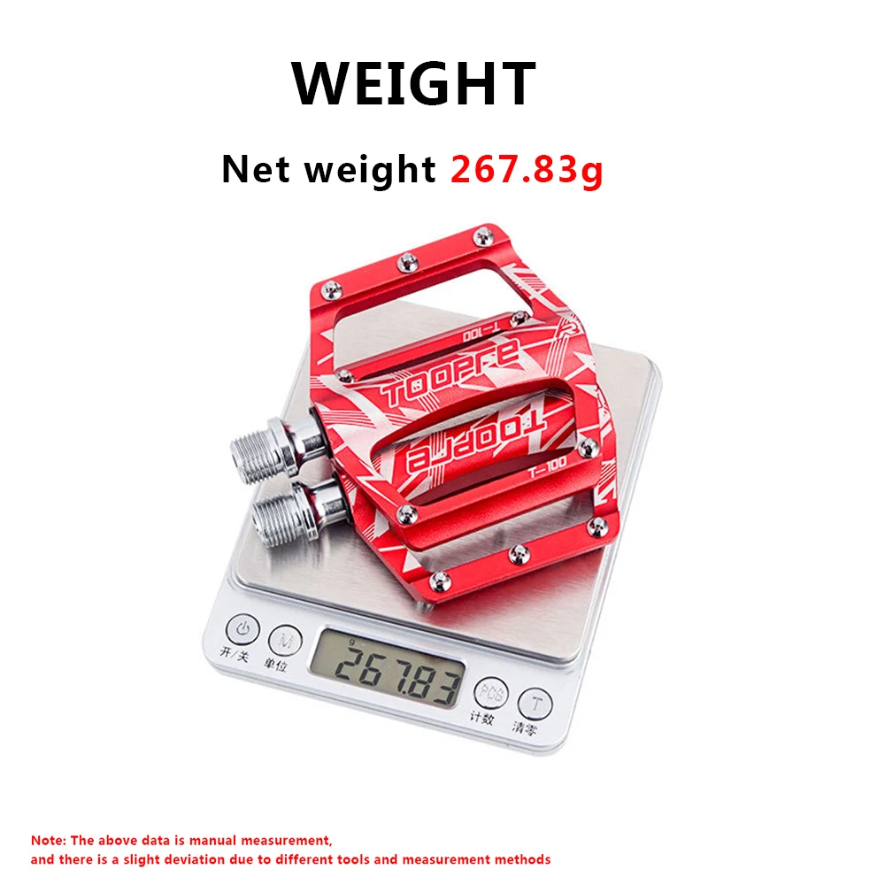 TOOPRE 1Pair Mountain Bike Pedals Aluminum Alloy 12mm MTB Road Bicycle Platform Anti-slip Pedals Cycling Parts Accessories
TOOPRE 1Pair Mountain Bike Pedals Aluminum Alloy 12mm MTB Road Bicycle Platform Anti-slip Pedals Cycling Parts Accessories