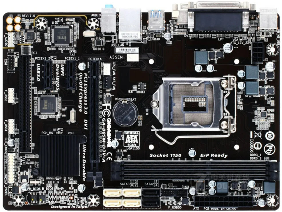 Giga GA-B85M-D3V оригинальная материнская плата LGA 1150 DDR3 B85M-D3V-A 16GB USB3.0 SATA3 B85 б/у материнская плата для настольного ПК
Giga GA-B85M-D3V оригинальная материнская плата LGA 1150 DDR3 B85M-D3V-A 16GB USB3.0 SATA3 B85 б/у материнская плата для настольного ПК