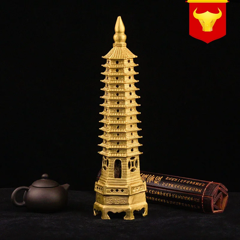 Pure copper Wenchang Tower set pieces nine floors 13 floors 13 floors office study pieces
Pure copper Wenchang Tower set pieces nine floors 13 floors 13 floors office study pieces