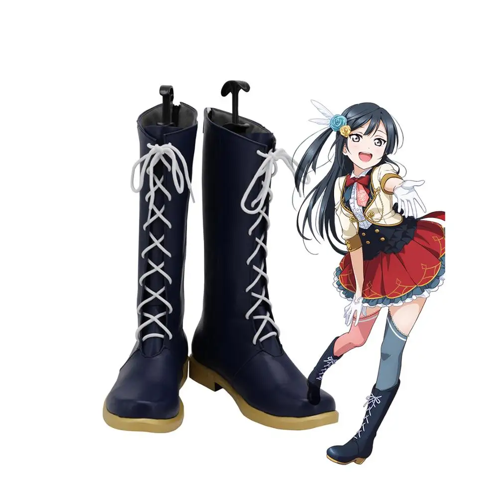 Сапоги для косплея Love Live All Star Setsuna Yuki, синие кожаные сапоги, изготовленные на заказ, унисекс
Сапоги для косплея Love Live All Star Setsuna Yuki, синие кожаные сапоги, изготовленные на заказ, унисекс