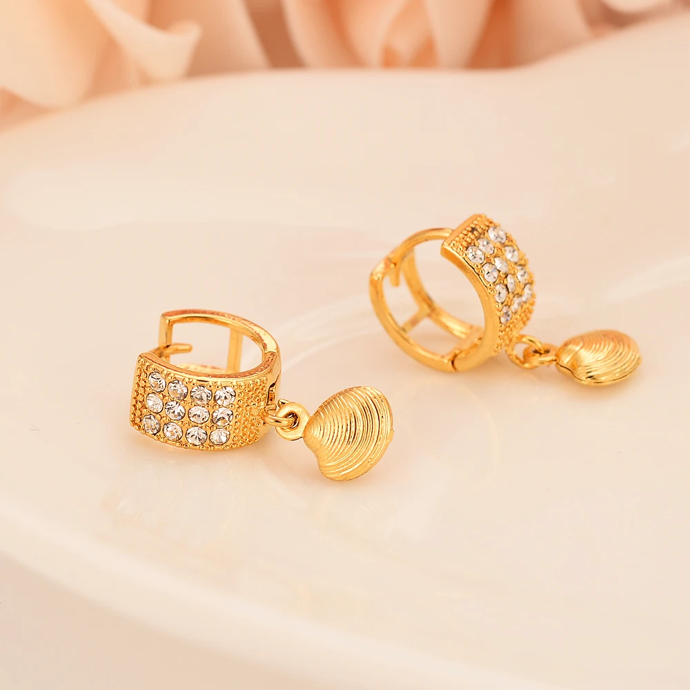 2021Fashion Jewelry White Zircon Shell Drop Earrings For Women Gold Color Earrings Dubai African Arab Jewelry Gifts
2021Fashion Jewelry White Zircon Shell Drop Earrings For Women Gold Color Earrings Dubai African Arab Jewelry Gifts