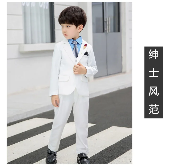 Children's Wedding Suit Boy Blazers Coat Vest Pant Shirt Bow Tie Size 90cm-170cm Kids White Black Suits Formal Wear Blazers
Children's Wedding Suit Boy Blazers Coat Vest Pant Shirt Bow Tie Size 90cm-170cm Kids White Black Suits Formal Wear Blazers