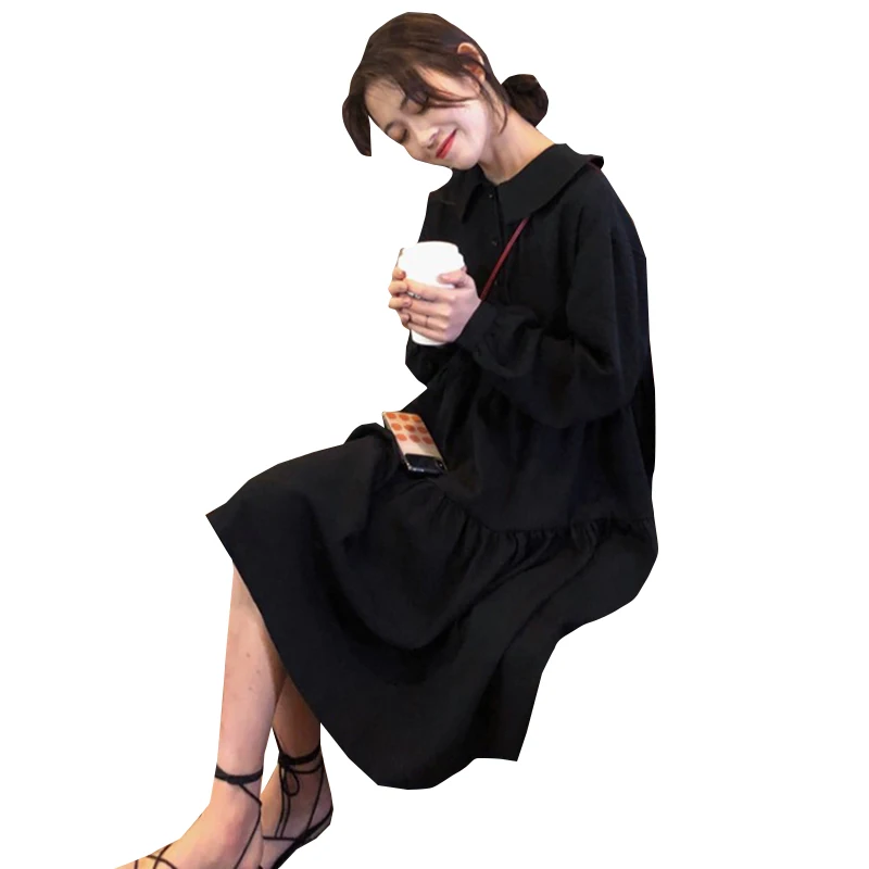 Cold Color Pallete Women's Black Noble Cool Beautiful Elegant Mature Early Autumn 2019 New Dress Ins Fashion Kong 
Cold Color Pallete Women's Black Noble Cool Beautiful Elegant Mature Early Autumn 2019 New Dress Ins Fashion Kong