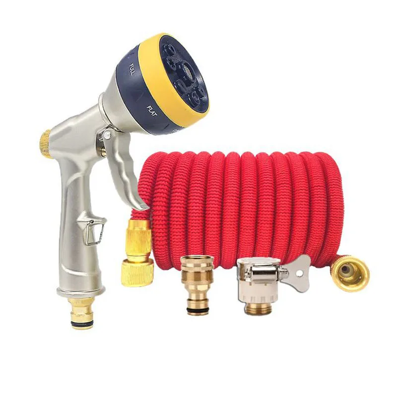 25-125ft Expandable Garden Hose Garden Watering Gun High Pressure Car Wash Plastic Pipe Magic Flexible Water Hose With Spray Gun
25-125ft Expandable Garden Hose Garden Watering Gun High Pressure Car Wash Plastic Pipe Magic Flexible Water Hose With Spray Gun