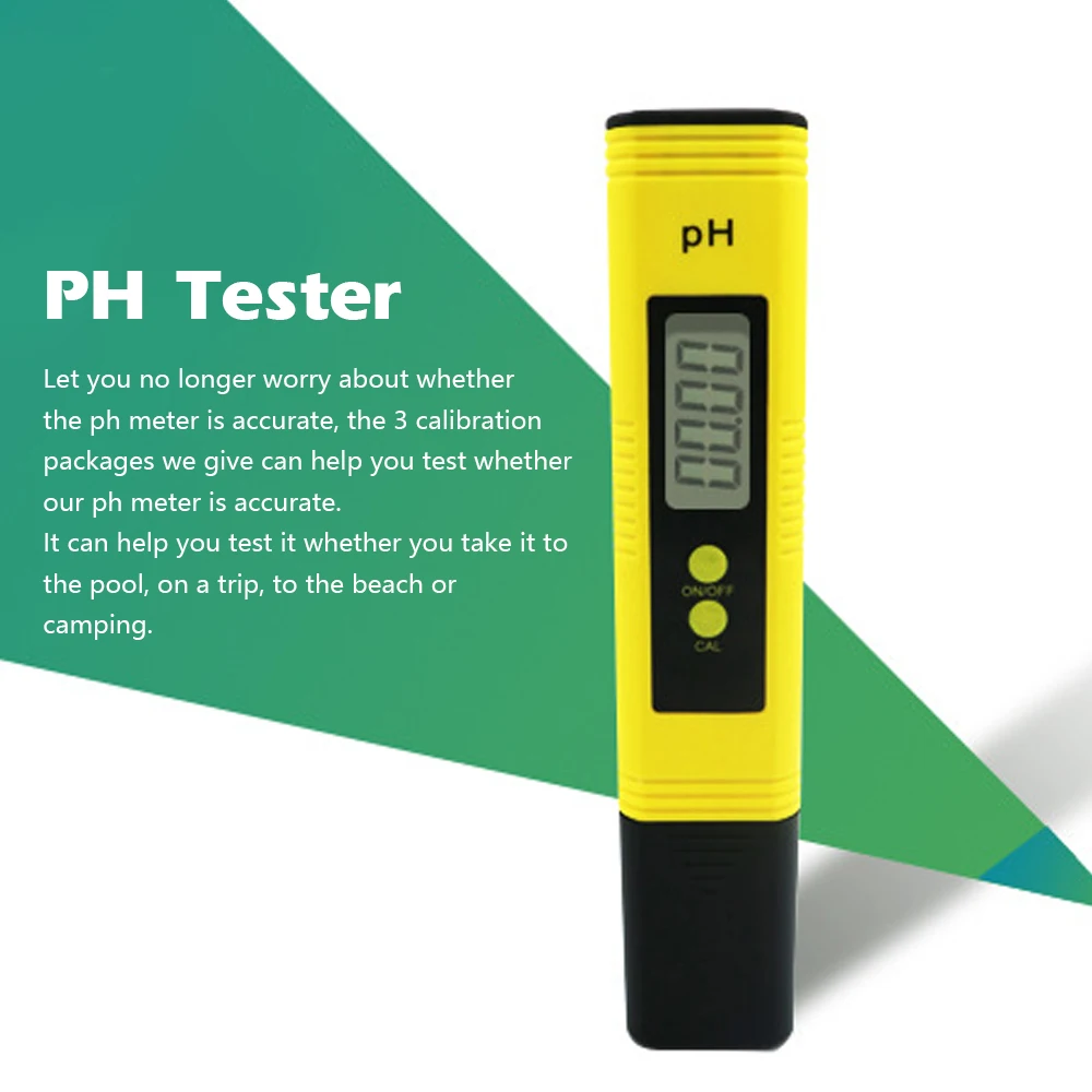 Swimming Pool Water Quality Tester PH Meter PH Measurement Digital Display PH Tester Pen
Swimming Pool Water Quality Tester PH Meter PH Measurement Digital Display PH Tester Pen