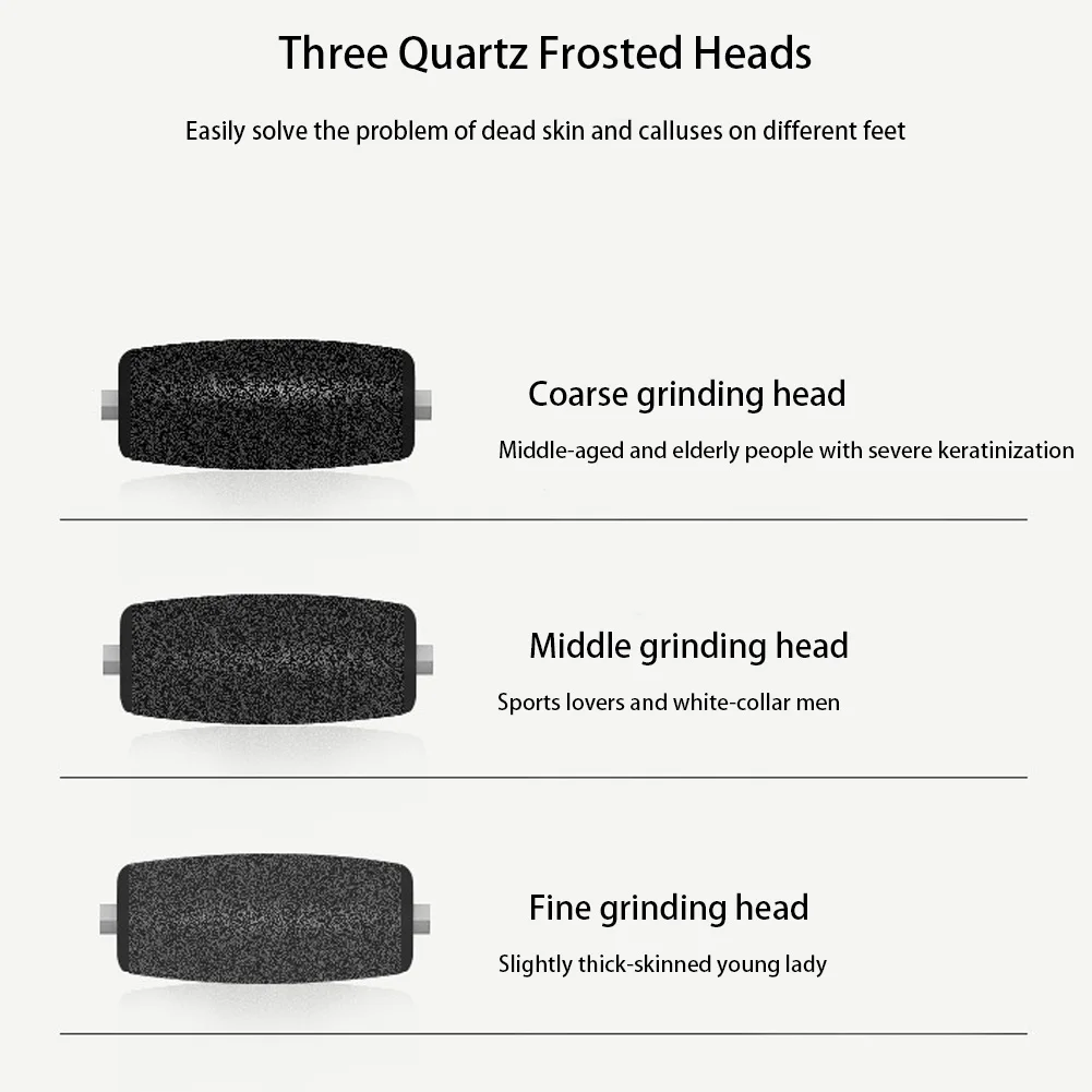 Foot File Electric Pedicure Set Foot Hard Skin Remover Foot Callus Remover With Grinding Heads for Remove Calluses Dead Skin
Foot File Electric Pedicure Set Foot Hard Skin Remover Foot Callus Remover With Grinding Heads for Remove Calluses Dead Skin