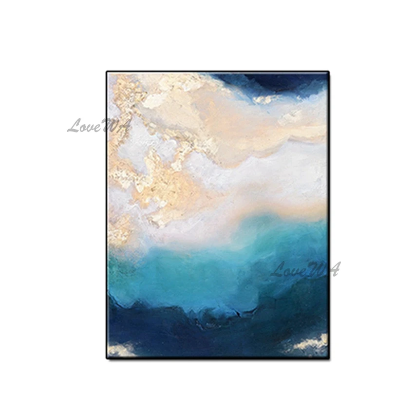 Free Shipping Abstract Blue And Gloden Pictures Oil Painting On Canvas Wall Art Pictures For Living Room Home Decor Unframed
Free Shipping Abstract Blue And Gloden Pictures Oil Painting On Canvas Wall Art Pictures For Living Room Home Decor Unframed