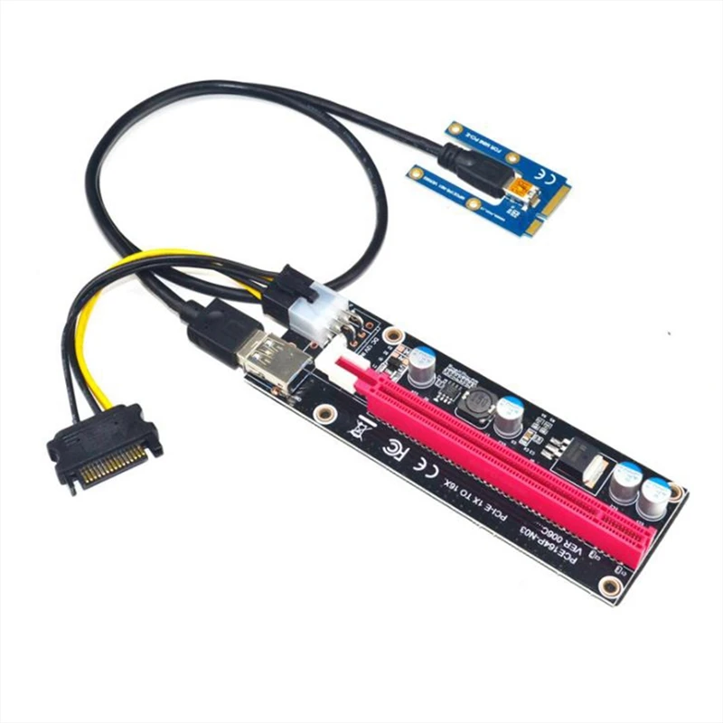 Mini Pcie To PCI Express 16X Riser For Laptop External Graphics Card EXP GDC BTC Miner Mpcie To PCI-E Slot Mining Card
Mini Pcie To PCI Express 16X Riser For Laptop External Graphics Card EXP GDC BTC Miner Mpcie To PCI-E Slot Mining Card