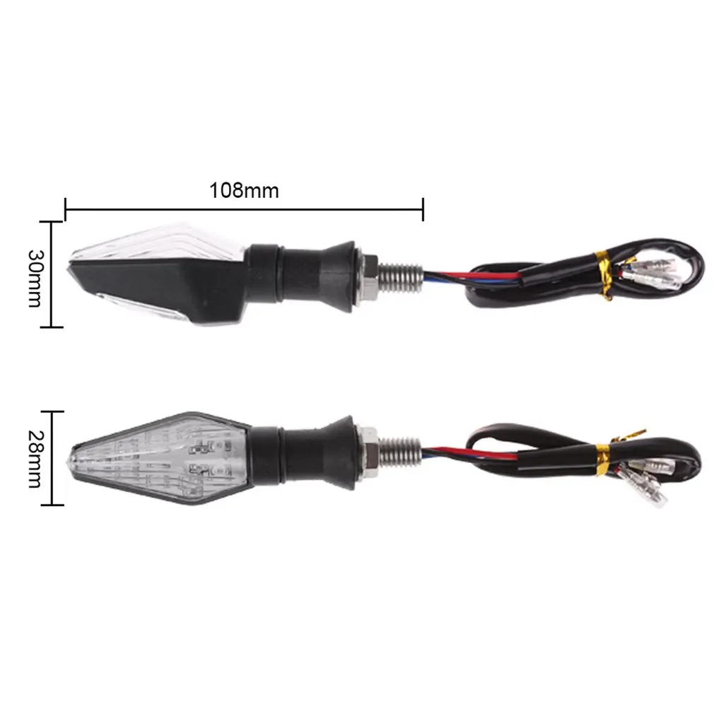 2pcs Universal Motorcycle Turn Signal Light Double-sided Lighting 12V Super Bright LED Bulbs Light for Motorbike Off Road
2pcs Universal Motorcycle Turn Signal Light Double-sided Lighting 12V Super Bright LED Bulbs Light for Motorbike Off Road