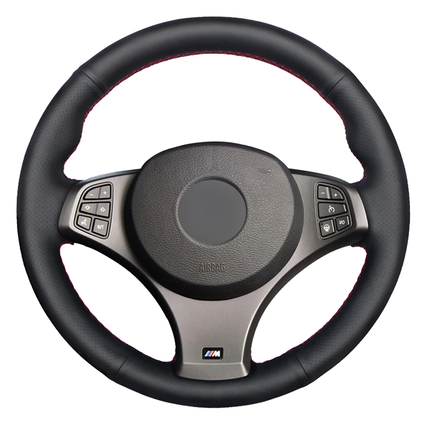 Black Genuine Leather Car Steering Wheel Cover For BMW X3 (M Sport) E83 2005 2006 2007 2008 2009 2010
Black Genuine Leather Car Steering Wheel Cover For BMW X3 (M Sport) E83 2005 2006 2007 2008 2009 2010