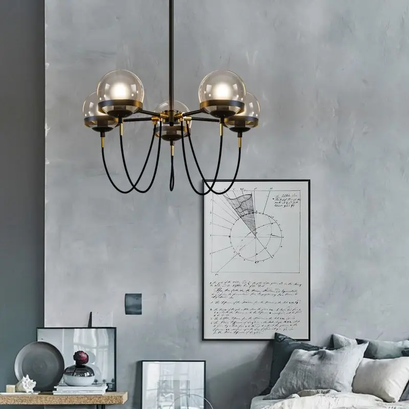 LED Chandelier Light Creative_ Nordic Home Lighting Glass Ball Bronze Circle light Cafe Retro Restaurant Lights Molecular Lights
LED Chandelier Light Creative_ Nordic Home Lighting Glass Ball Bronze Circle light Cafe Retro Restaurant Lights Molecular Lights