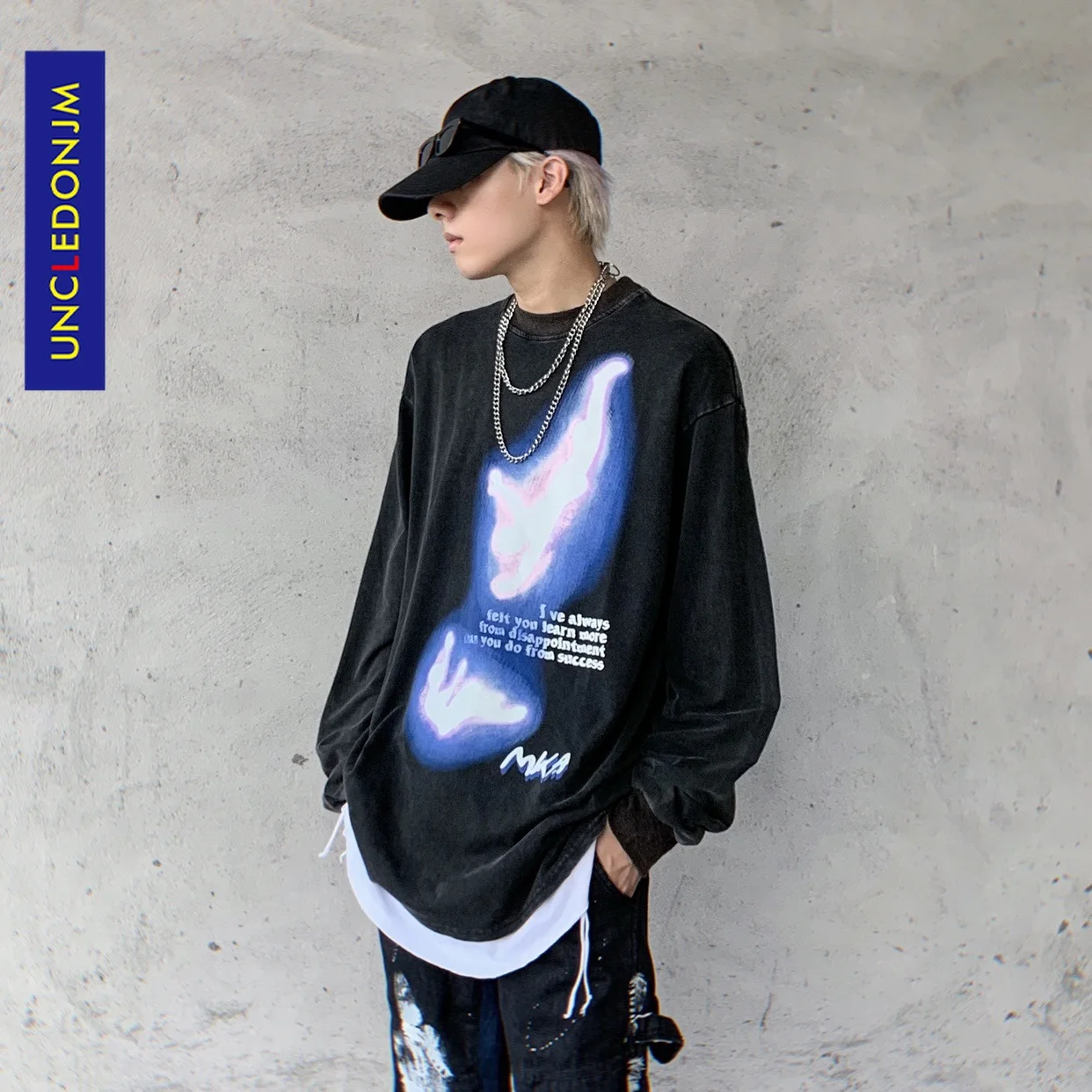 UNCLEDONJM Abstract Print Long Sleeve t Shirt Hip Hop Rock Oversized t Shirts men Best Selling Harajuku graphic t shirts A932
UNCLEDONJM Abstract Print Long Sleeve t Shirt Hip Hop Rock Oversized t Shirts men Best Selling Harajuku graphic t shirts A932