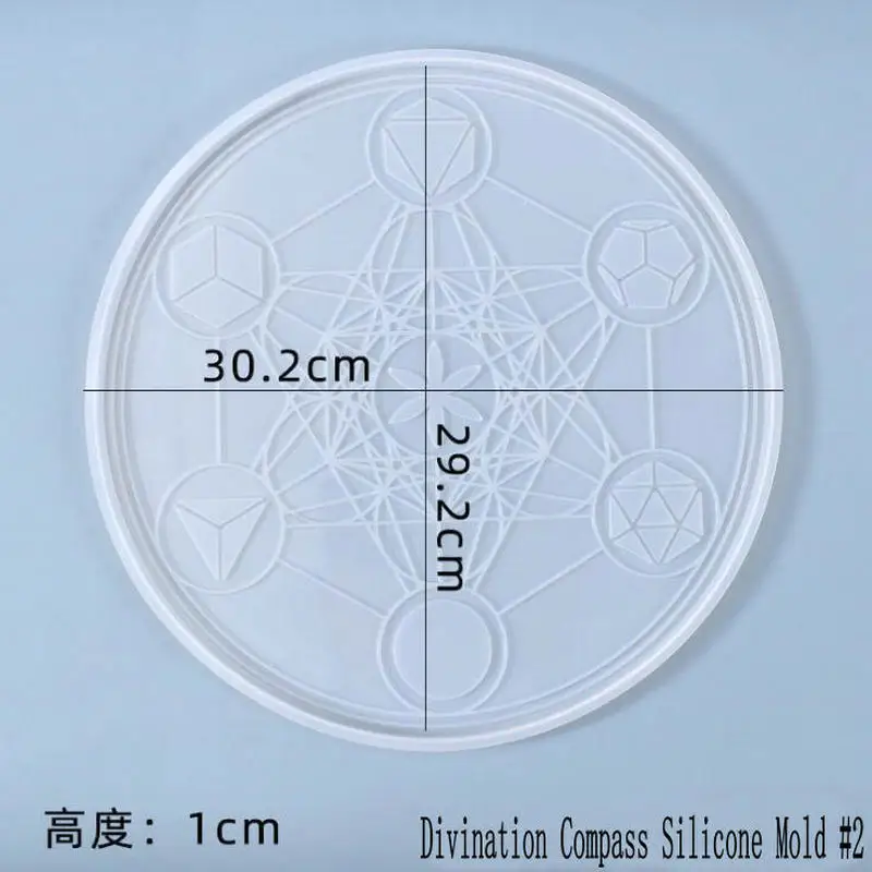 DIY Divination Compass Decor Silicone Mold Jewelry Fillings Pendant Accessory Charms Handmade Epoxy Resin Cabochon Mould Craft
DIY Divination Compass Decor Silicone Mold Jewelry Fillings Pendant Accessory Charms Handmade Epoxy Resin Cabochon Mould Craft
