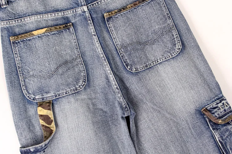 101 European and American pocket pattern jeans loose plus size trousers men's fashion trend hip hop dance skateboard pants
101 European and American pocket pattern jeans loose plus size trousers men's fashion trend hip hop dance skateboard pants