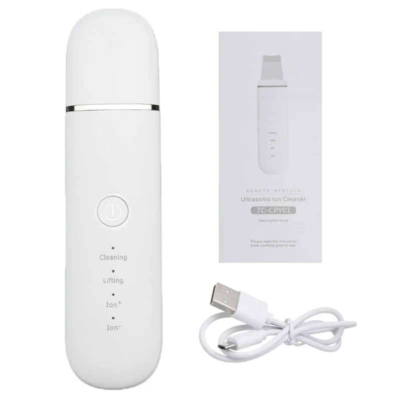USB Ultrasonic Skin Scrubber Blackhead Remove Deep Face Cleaning Machine Facial Whitening Lifting Dirt Wrinkles Spots Reduce
USB Ultrasonic Skin Scrubber Blackhead Remove Deep Face Cleaning Machine Facial Whitening Lifting Dirt Wrinkles Spots Reduce