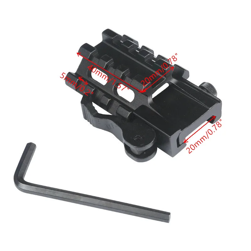 MIZUGIWA Scope Mount 45 Degree Offset Double Side 20mm Picatinny Rail Weaver Adapter Laser Sight Base Flashlight Hunting 
MIZUGIWA Scope Mount 45 Degree Offset Double Side 20mm Picatinny Rail Weaver Adapter Laser Sight Base Flashlight Hunting