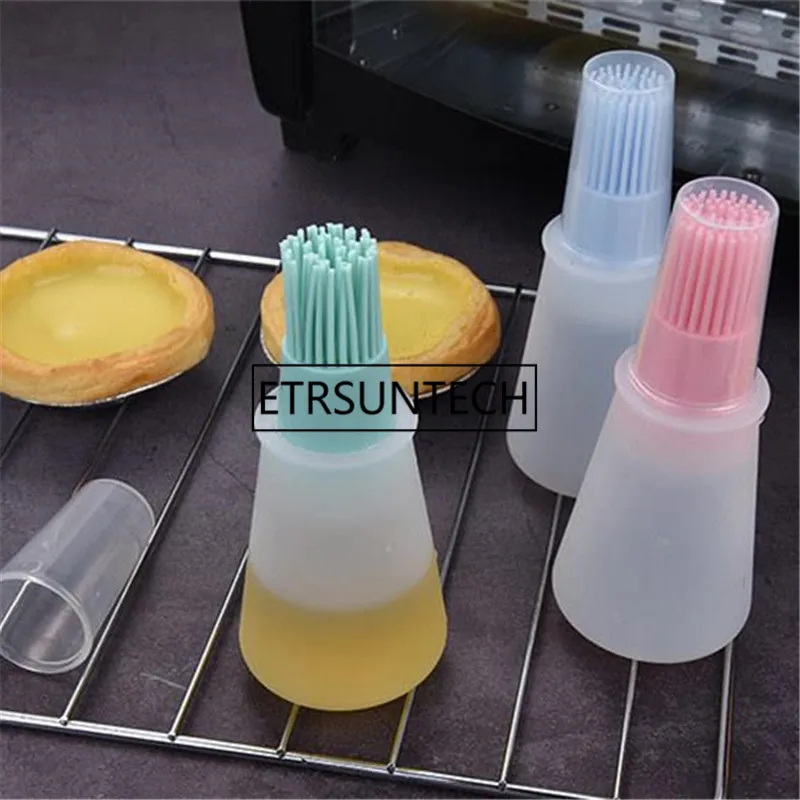 100pcs Silicone Oil Bottle With Brush Baking BBQ Brushs Pastry Bottle Brush Kitchen Poratable Storage Bottle Brush
100pcs Silicone Oil Bottle With Brush Baking BBQ Brushs Pastry Bottle Brush Kitchen Poratable Storage Bottle Brush