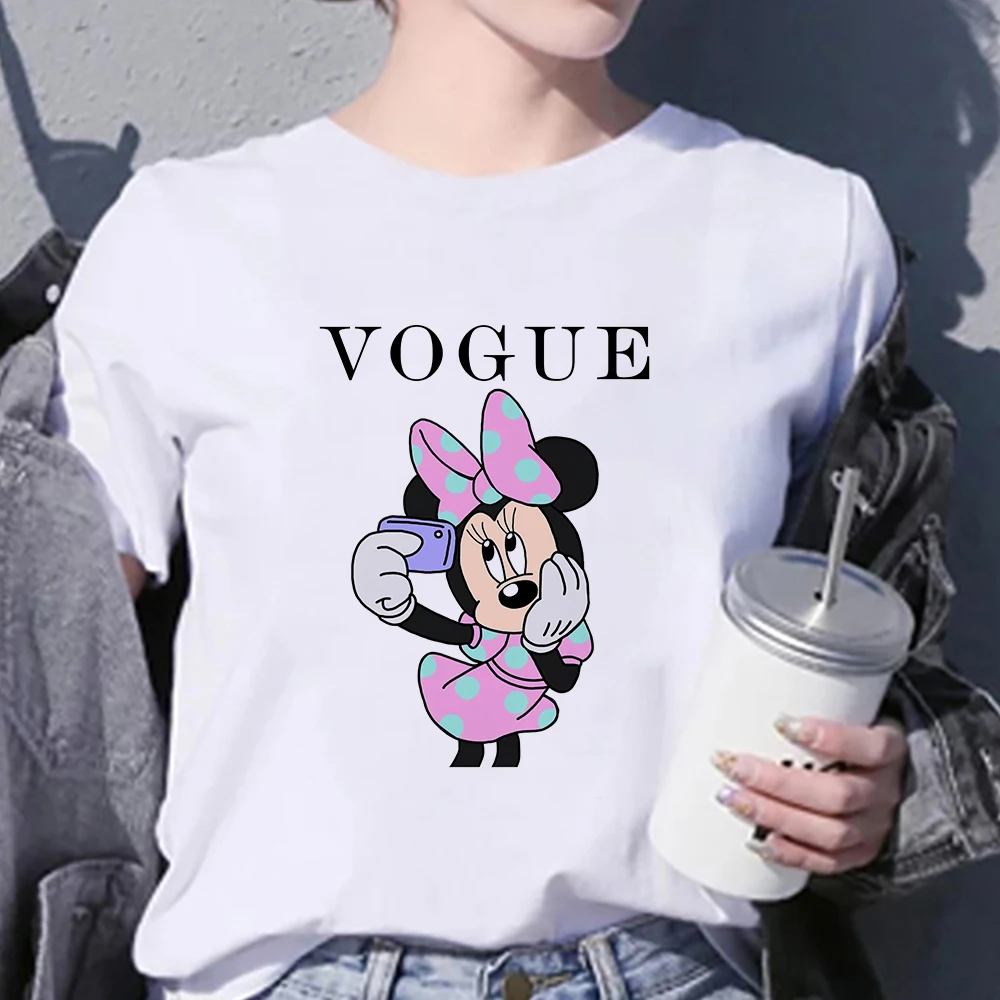 Disney Woman Tshirt Round Neck Creative Minnie Mouse Printed Cute Cartoon Oversize Casual Short Sleeve Harajuku Graphic Tees
Disney Woman Tshirt Round Neck Creative Minnie Mouse Printed Cute Cartoon Oversize Casual Short Sleeve Harajuku Graphic Tees