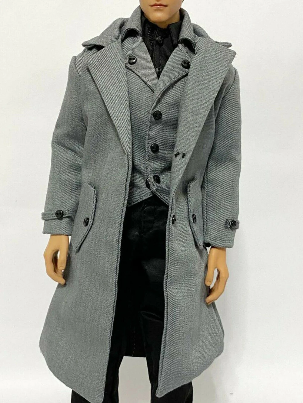 1/6th Casual Suit Gothic Coat Gray Clothes Jacket Shirt Pants Black For 12" Male Action Figure Model
1/6th Casual Suit Gothic Coat Gray Clothes Jacket Shirt Pants Black For 12" Male Action Figure Model