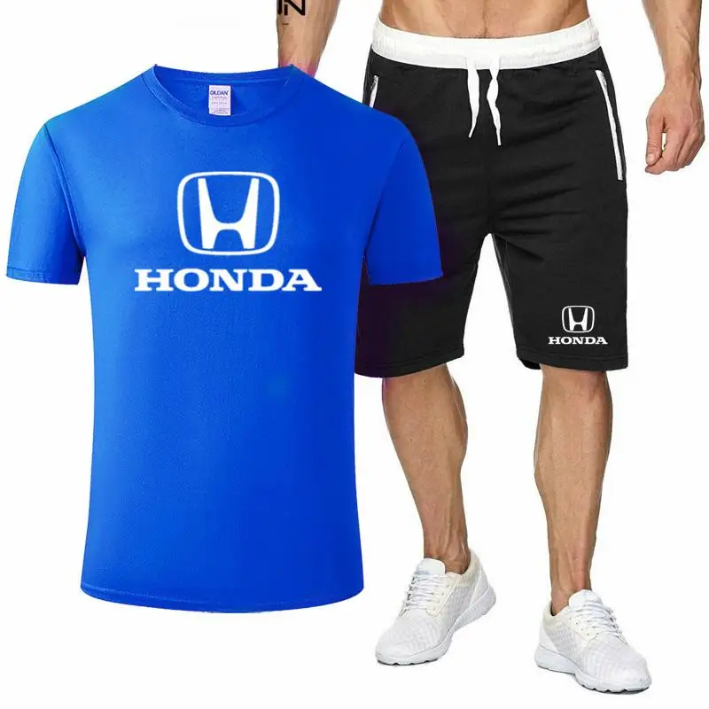 2020 New Summer men's hot new print T-shirt + Zip shorts casual suit men's sports Honda Logo casual sportswear sets
2020 New Summer men's hot new print T-shirt + Zip shorts casual suit men's sports Honda Logo casual sportswear sets