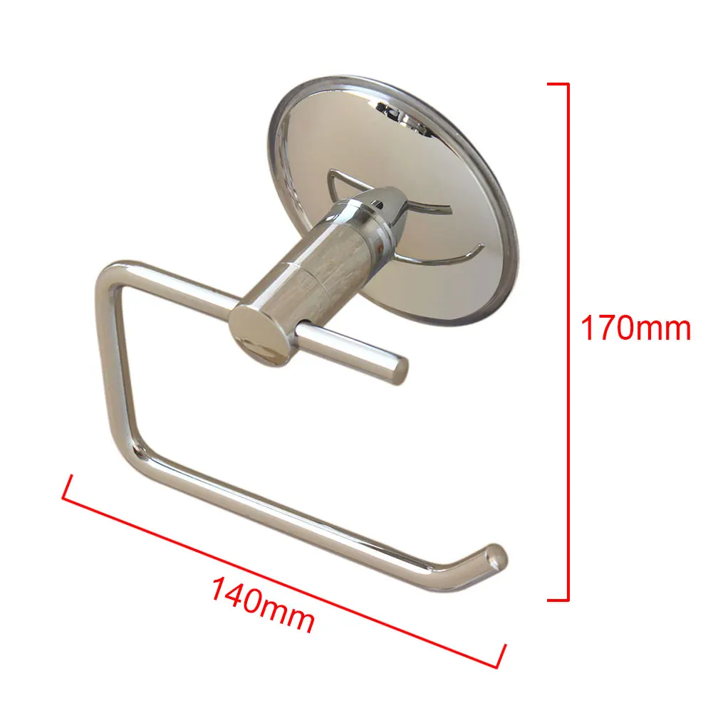 Rack Toilet Kitchen Suction Cup Rustproof Bathroom Durable Roll Paper Holder Wall Mount No Drilling Silver Hotel Stainless Steel
Rack Toilet Kitchen Suction Cup Rustproof Bathroom Durable Roll Paper Holder Wall Mount No Drilling Silver Hotel Stainless Steel