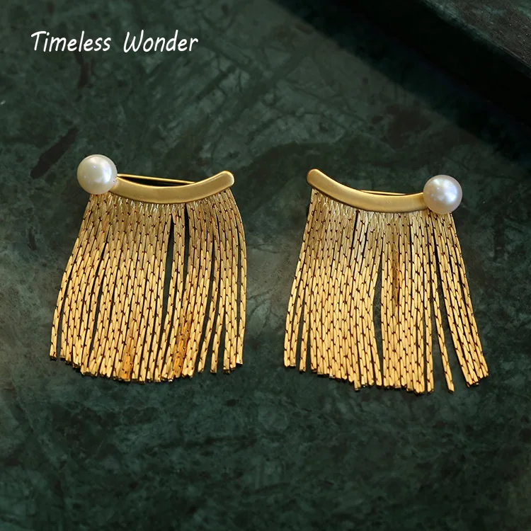 Timeless Wonder Glam Natural Pearl Tassel Through Stud Earrings for Women Gothic Party Korean Punk Trendy Egirl Emo Gift EU 3342
Timeless Wonder Glam Natural Pearl Tassel Through Stud Earrings for Women Gothic Party Korean Punk Trendy Egirl Emo Gift EU 3342