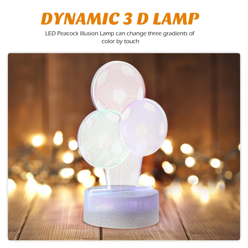 Footballs Shape Touching Night Light 3D Effect Visual Light Touch Bedside Lamp
Footballs Shape Touching Night Light 3D Effect Visual Light Touch Bedside Lamp