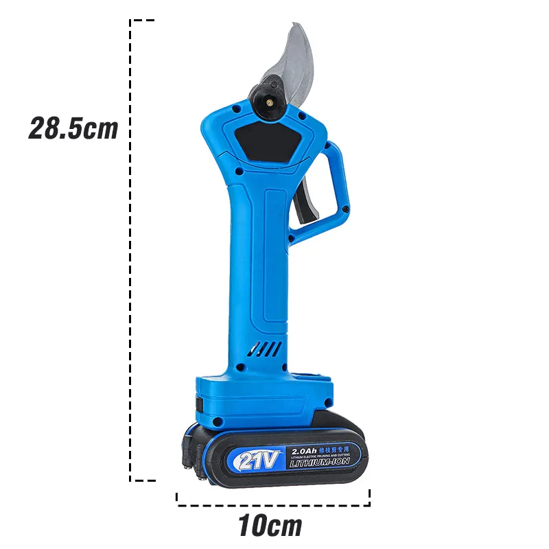 21V 1500W Electric Pruning Scissors Rechargeable Pruning Shears Garden Pruner Secateur Branch Cutter Cutting Tool w/ 2x Battery
21V 1500W Electric Pruning Scissors Rechargeable Pruning Shears Garden Pruner Secateur Branch Cutter Cutting Tool w/ 2x Battery