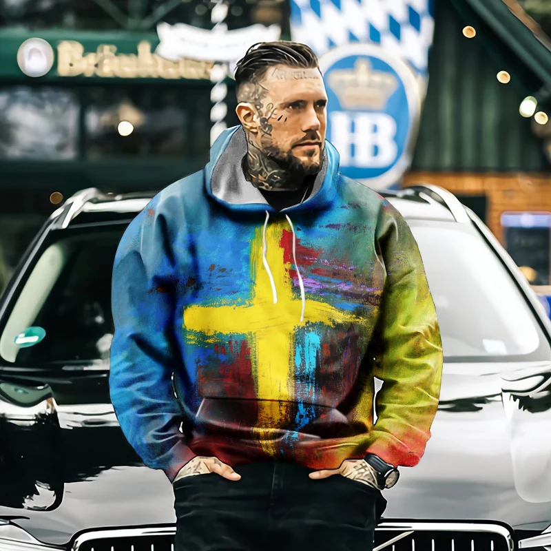 Men's Retro Street Trend Hoodie Jesus Cross Color Printed Autumn Fashion Leisure Winter Formula Oversized Hoodies
Men's Retro Street Trend Hoodie Jesus Cross Color Printed Autumn Fashion Leisure Winter Formula Oversized Hoodies