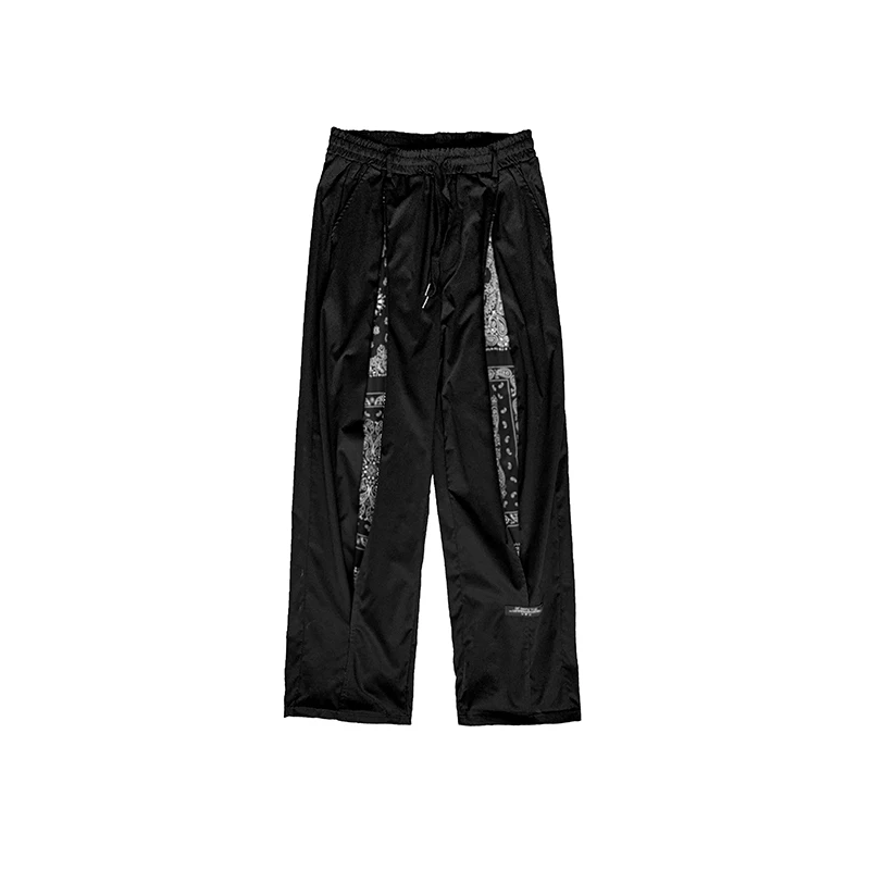 High Street Fashion Men Korean Harajuku Style Baggy Pants Bandana Cashew Patchwork Casual Straight Wide Leg Hip Hop Trousers
High Street Fashion Men Korean Harajuku Style Baggy Pants Bandana Cashew Patchwork Casual Straight Wide Leg Hip Hop Trousers