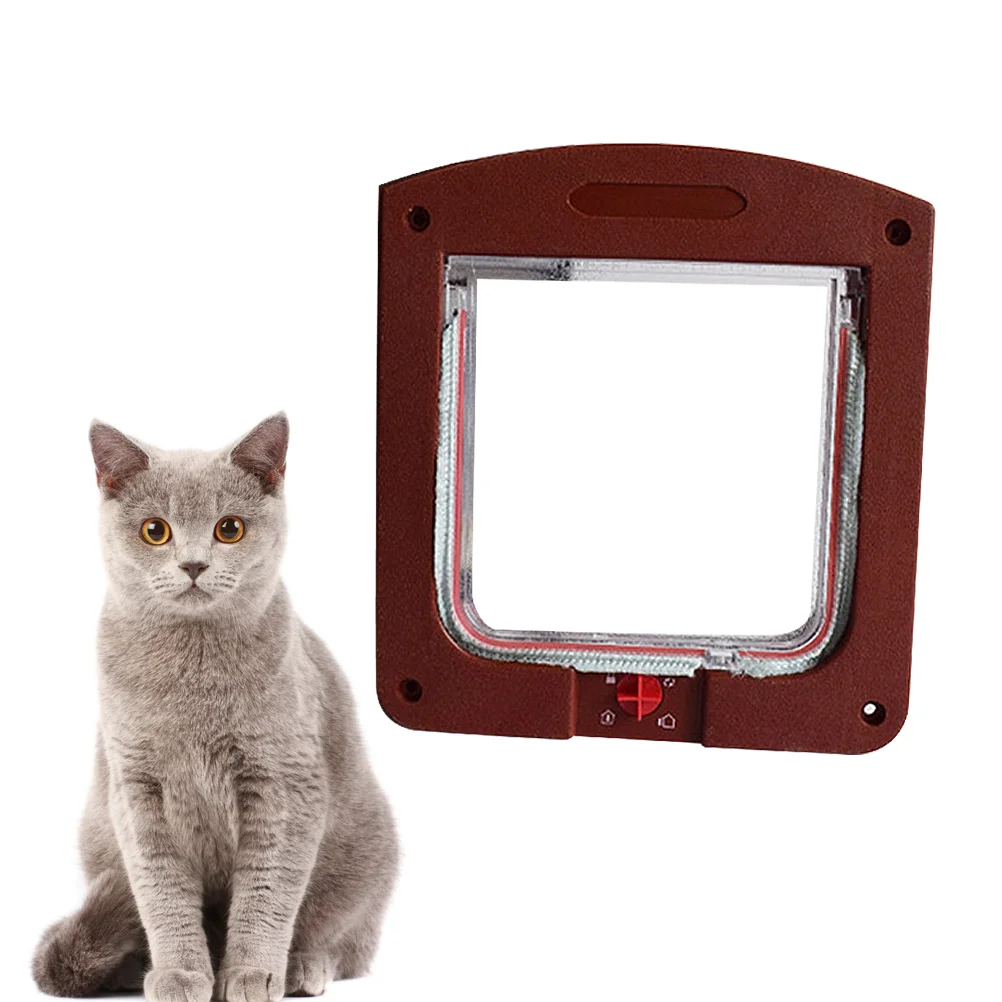 Smart Pet Door ABS Plastic Dog Cat Flap Door Controllable Switch Direction Doors Small cat door controlled by free access switch
Smart Pet Door ABS Plastic Dog Cat Flap Door Controllable Switch Direction Doors Small cat door controlled by free access switch