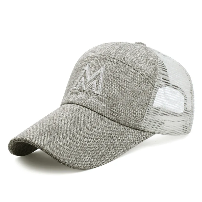 M Letter Embroidery Brand Baseball Unisex Cap Adjustable Outdoor Sun Hat Breathable Men Women Summer Mesh Bone Caps Gorras
M Letter Embroidery Brand Baseball Unisex Cap Adjustable Outdoor Sun Hat Breathable Men Women Summer Mesh Bone Caps Gorras