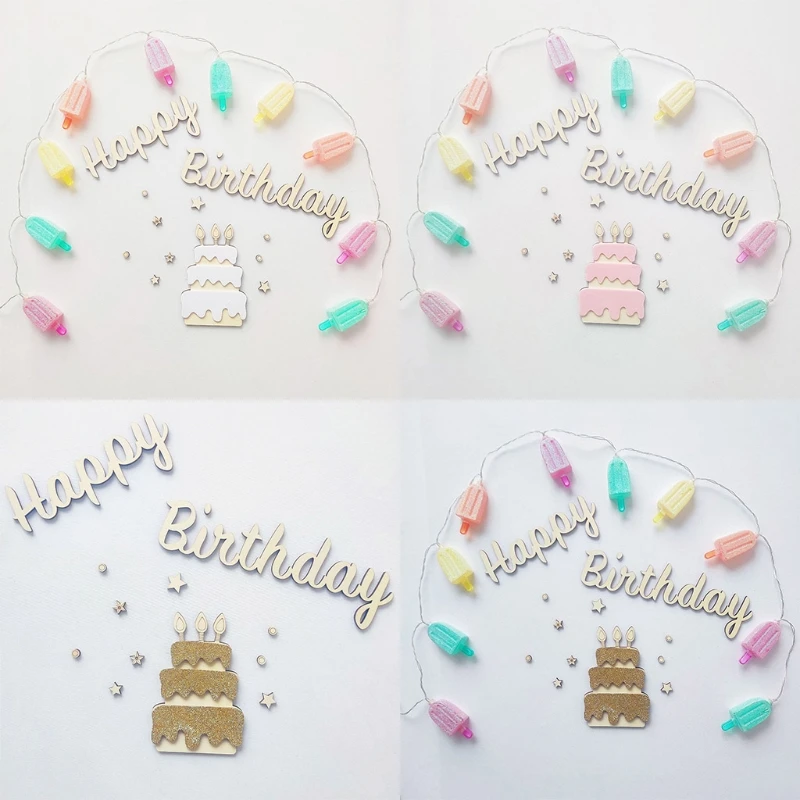 Wooden Happy Birthday Party Decoration Cake Topper Background Wall Ornament Prop
Wooden Happy Birthday Party Decoration Cake Topper Background Wall Ornament Prop