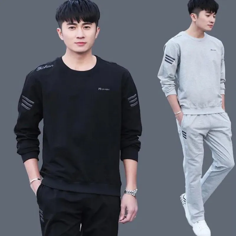 Large sportswear Men's Spring and Autumn Men's Headdress Sanitary Clothes Men's Leisure Suit Running Sportswear Two Suits
Large sportswear Men's Spring and Autumn Men's Headdress Sanitary Clothes Men's Leisure Suit Running Sportswear Two Suits