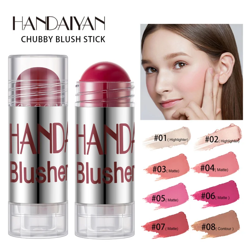 HDA Cream Blush Matte Makeup Hightlighter Face Blusher Natural Rouge Cheek Blusher Long-lasting Contouring For Face Cosmetics 
HDA Cream Blush Matte Makeup Hightlighter Face Blusher Natural Rouge Cheek Blusher Long-lasting Contouring For Face Cosmetics
