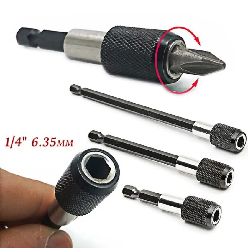 Hexagonal shank quick release self-locking extension rod extension rod electric drill screwdriver adapter rod bit extension rod
Hexagonal shank quick release self-locking extension rod extension rod electric drill screwdriver adapter rod bit extension rod