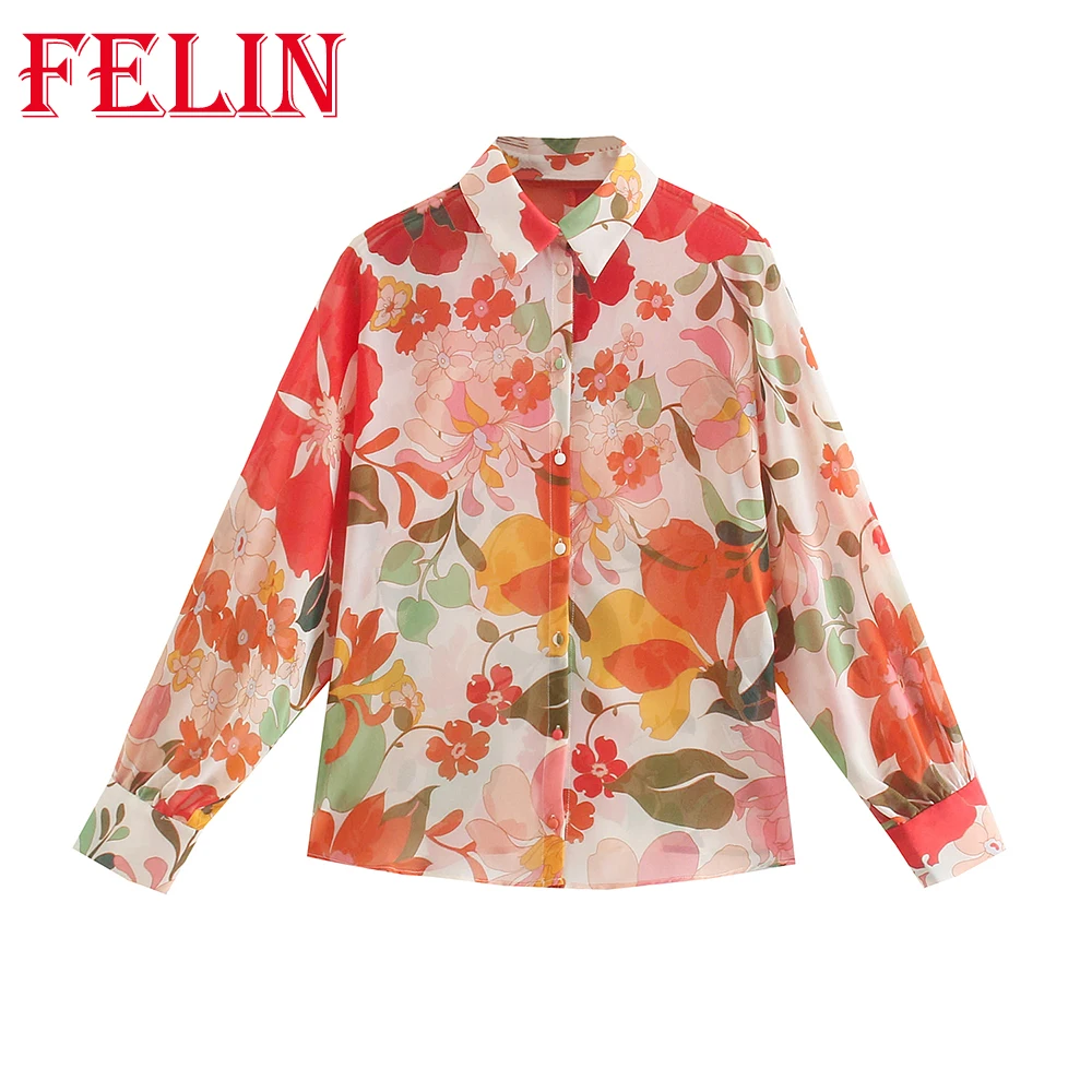 Za 2021 Women Chic Floral Print Vintage Loose Shirts Single Button Turn Down Collar Stylish Blouses Elegant Mujer Tops
Za 2021 Women Chic Floral Print Vintage Loose Shirts Single Button Turn Down Collar Stylish Blouses Elegant Mujer Tops