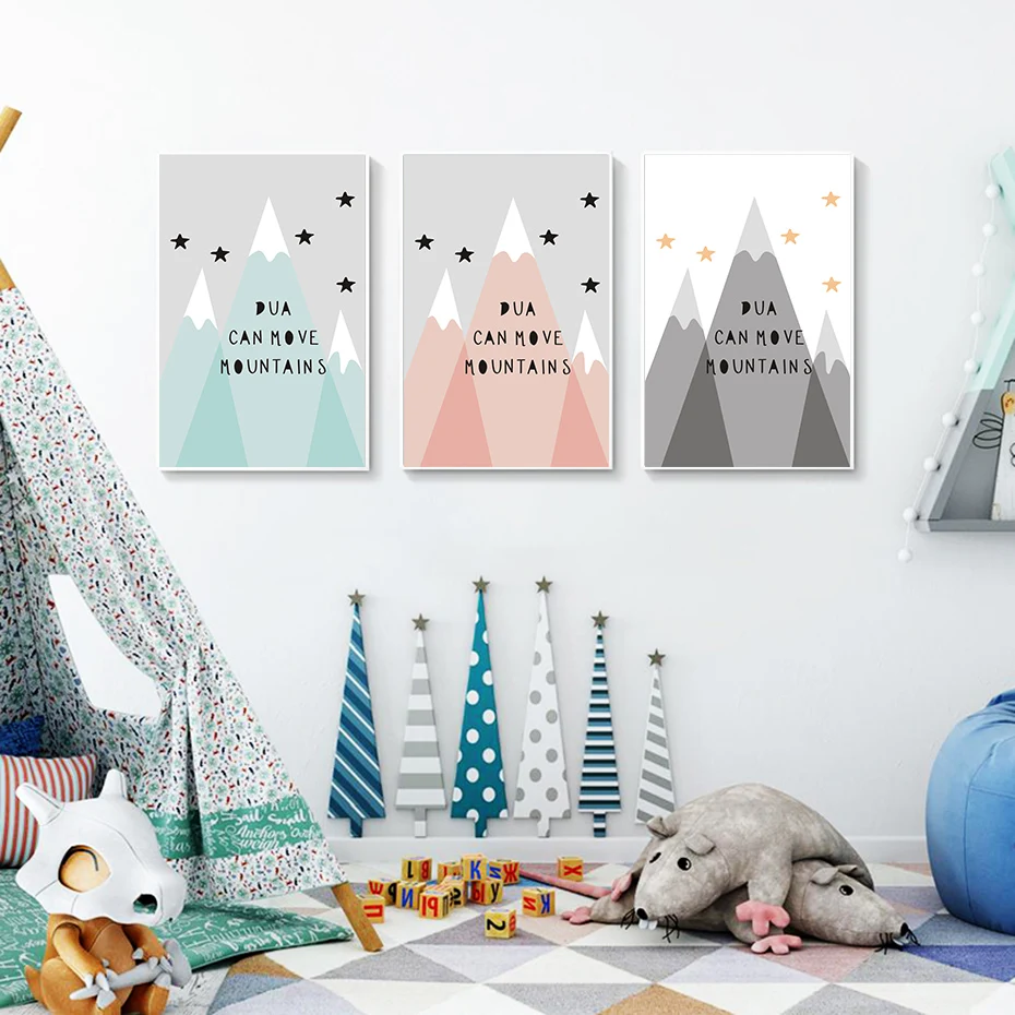 Cartoon Mountain Canvas Pictures Islamic Dua Quotes Art Paintings Kids Nursery Bedroom Wall Poster and Prints Home Decoration
Cartoon Mountain Canvas Pictures Islamic Dua Quotes Art Paintings Kids Nursery Bedroom Wall Poster and Prints Home Decoration