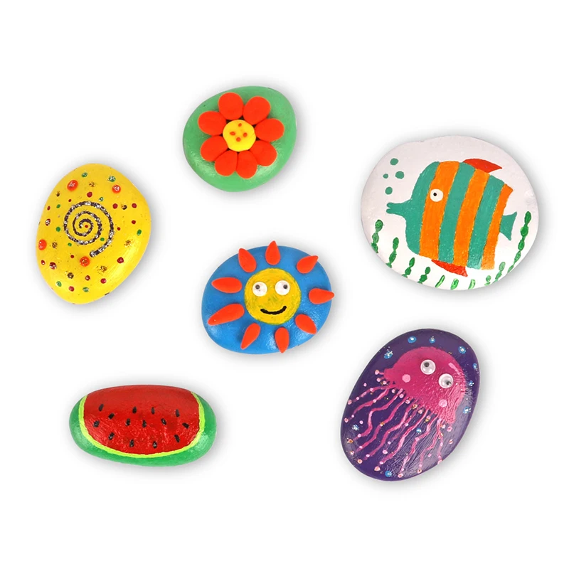 Kids Puzzle DIY Graffiti Painting Toys Stone Paintings Students Handmade Materials Pack Natural Pebble Set Girls Toys
Kids Puzzle DIY Graffiti Painting Toys Stone Paintings Students Handmade Materials Pack Natural Pebble Set Girls Toys