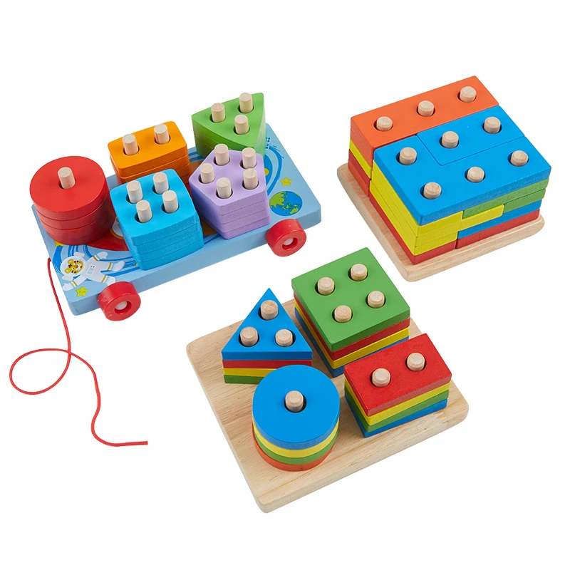 Children's Building Blocks Shape Matching Set Column Early Education Intelligence Assembled Wooden Toys
Children's Building Blocks Shape Matching Set Column Early Education Intelligence Assembled Wooden Toys