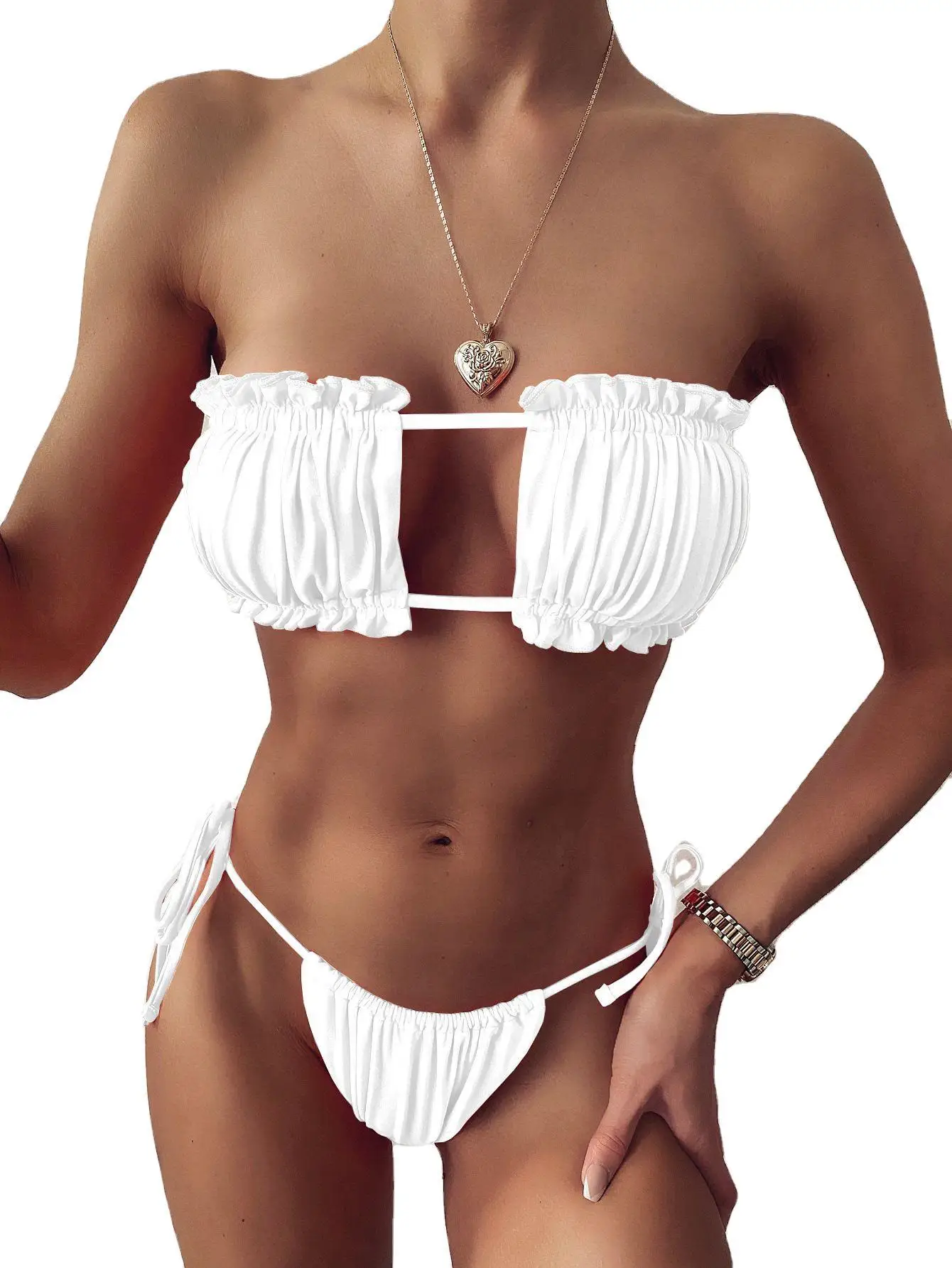 XMTOPYE Sexy Bikini Set 2021 Swimwear Strapless Swimsuit 2 Piece Female String Brazilian Vintage Leopard Triangle Bikini
XMTOPYE Sexy Bikini Set 2021 Swimwear Strapless Swimsuit 2 Piece Female String Brazilian Vintage Leopard Triangle Bikini