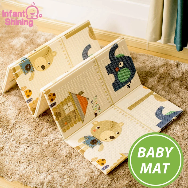 Infant Shining Baby Play Mat Portable Foldable Baby Climbing Pad Foam Pad XPE Environmental Tasteless Parlor Game Blanket
Infant Shining Baby Play Mat Portable Foldable Baby Climbing Pad Foam Pad XPE Environmental Tasteless Parlor Game Blanket