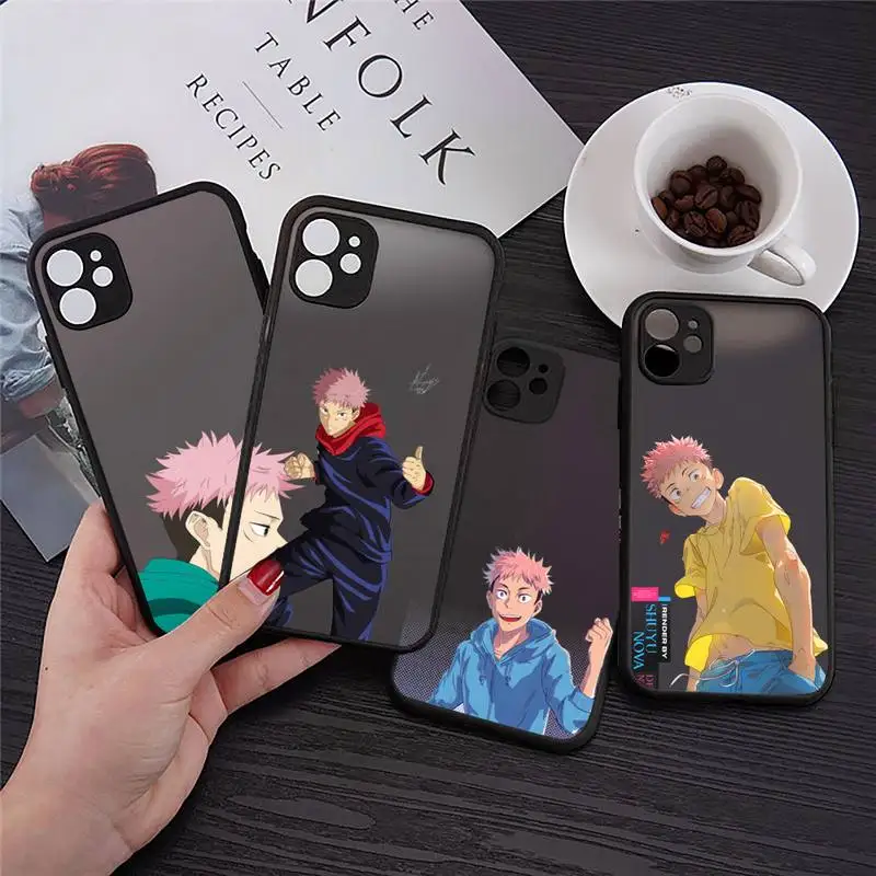 Jujutsu Kaisen Yuji Itadori Phone Case Transparent Matte for iPhone 7 8 11 12 s mini pro X XS XR MAX Plus Clear mobile bag
Jujutsu Kaisen Yuji Itadori Phone Case Transparent Matte for iPhone 7 8 11 12 s mini pro X XS XR MAX Plus Clear mobile bag