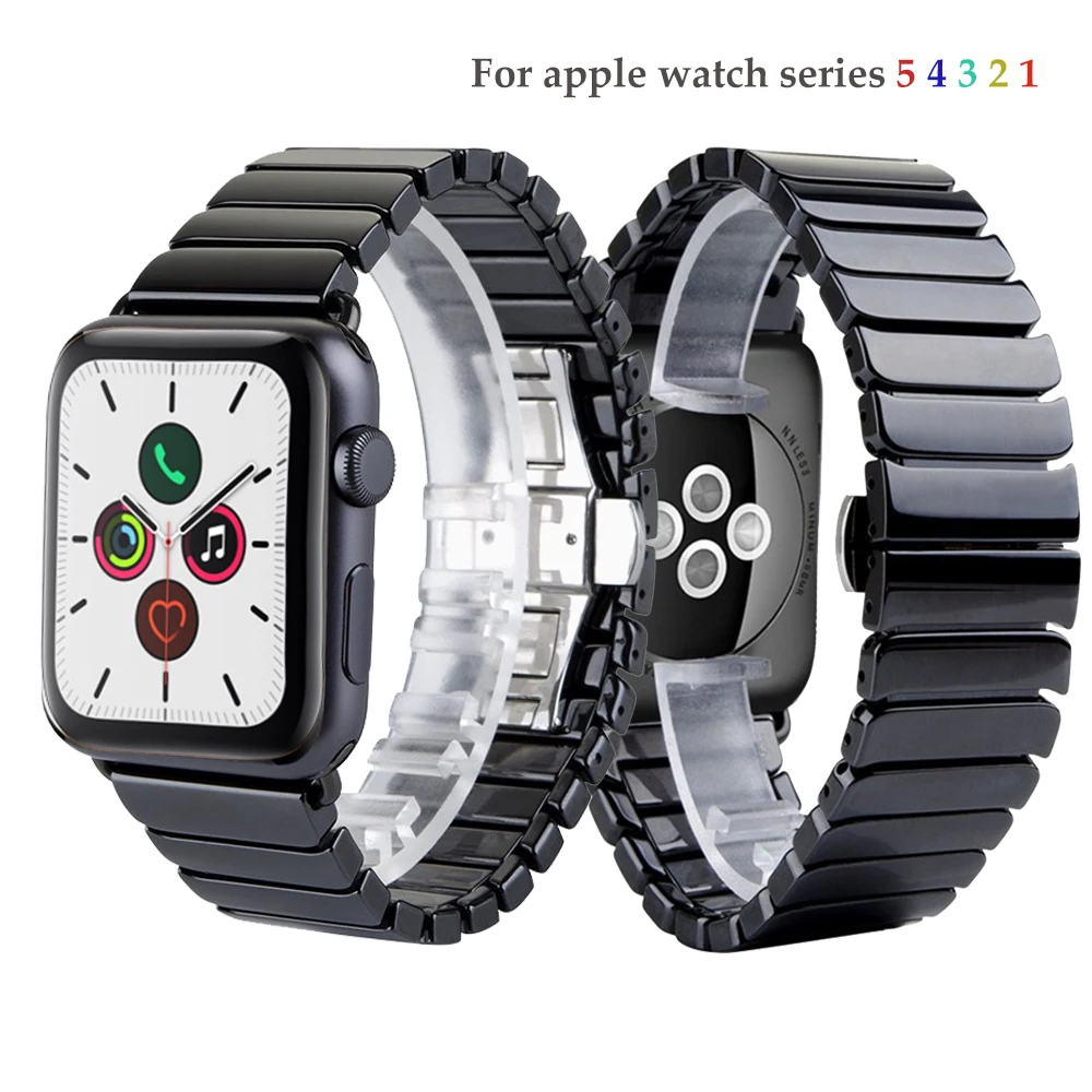 Ремешок керамический для Apple Watch 5 4 Band 44 мм 40 мм, браслет для iwatch 5 4 3 2 1 42 мм 38 м, звеньевой браслет, аксессуары для наручных часов
Ремешок керамический для Apple Watch 5 4 Band 44 мм 40 мм, браслет для iwatch 5 4 3 2 1 42 мм 38 м, звеньевой браслет, аксессуары для наручных часов